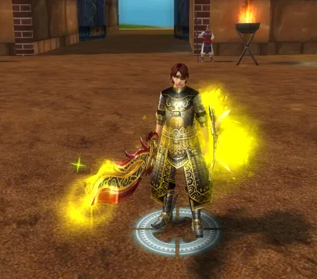 Yellow Glow — Blade + Kalkan