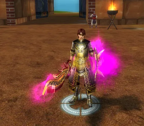 Purple Glow — Blade + Kalkan